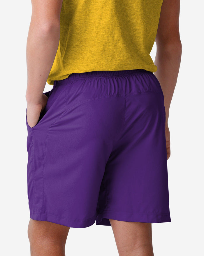 Minnesota Vikings Solid Woven Shorts FOCO - FOCO.com