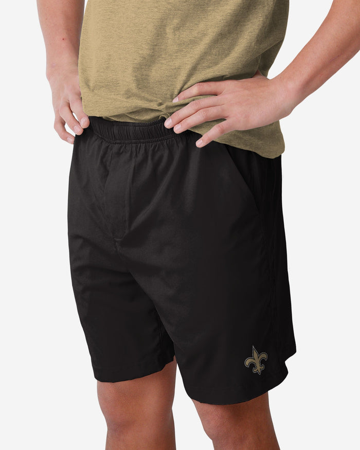 New Orleans Saints Solid Woven Shorts FOCO S - FOCO.com