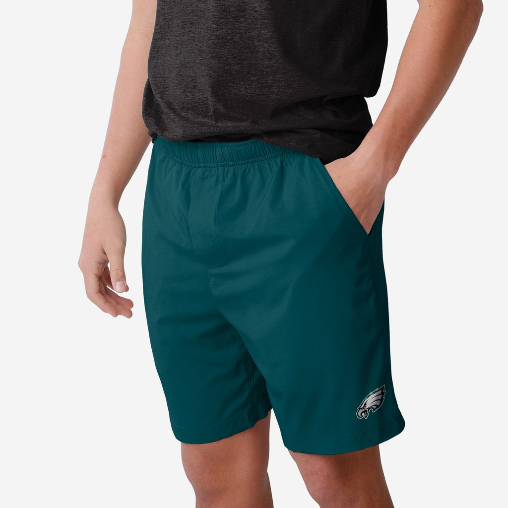 Philadelphia Eagles Solid Woven Shorts FOCO S - FOCO.com