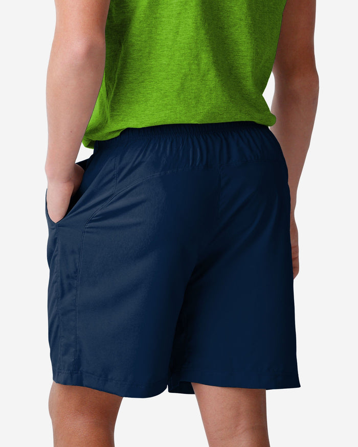 Seattle Seahawks Solid Woven Shorts FOCO - FOCO.com