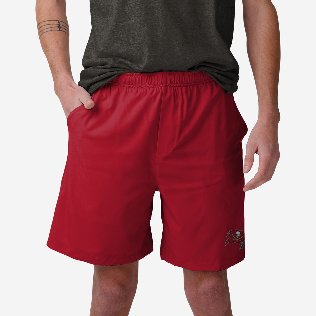 Tampa Bay Buccaneers Solid Woven Shorts FOCO S - FOCO.com