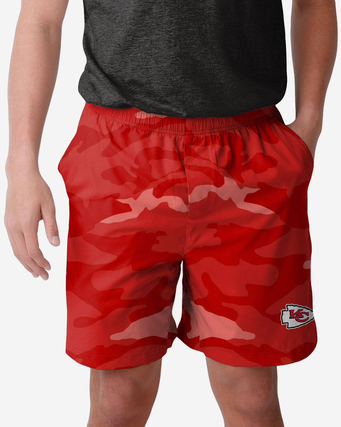 Kansas City Chiefs Tonal Camo Woven Shorts FOCO S - FOCO.com