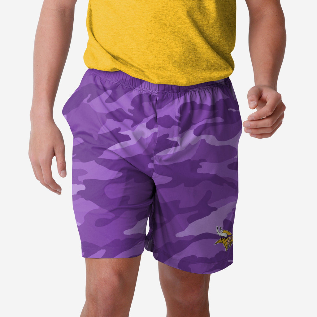 Minnesota Vikings Tonal Camo Woven Shorts FOCO S - FOCO.com