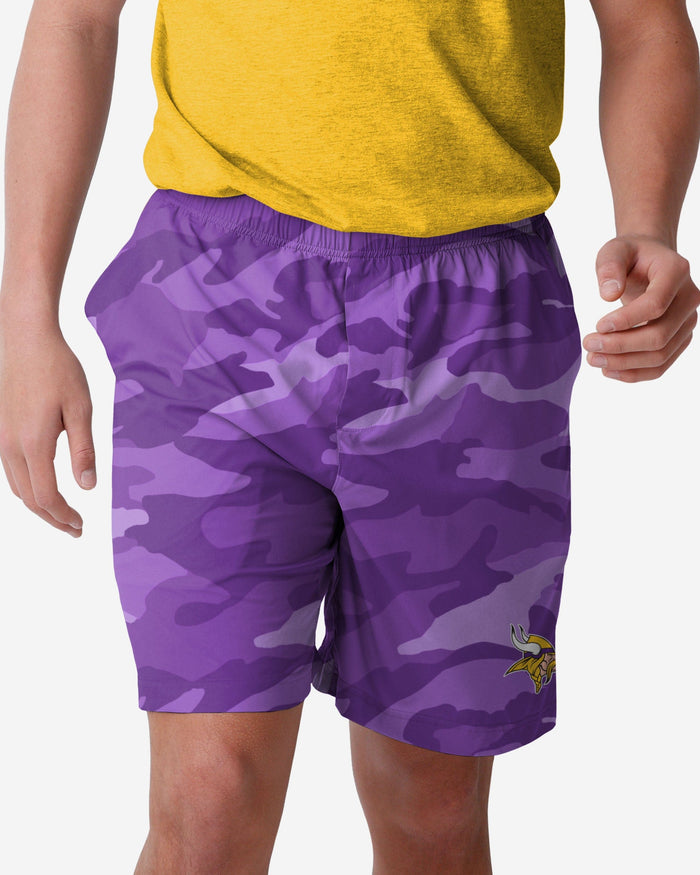 Minnesota Vikings Tonal Camo Woven Shorts FOCO S - FOCO.com