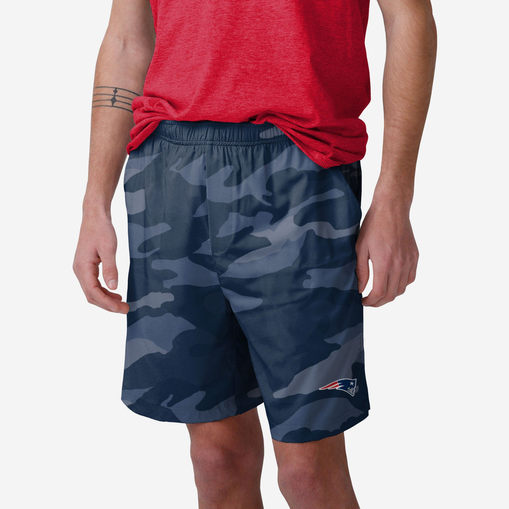 New England Patriots Tonal Camo Woven Shorts FOCO S - FOCO.com