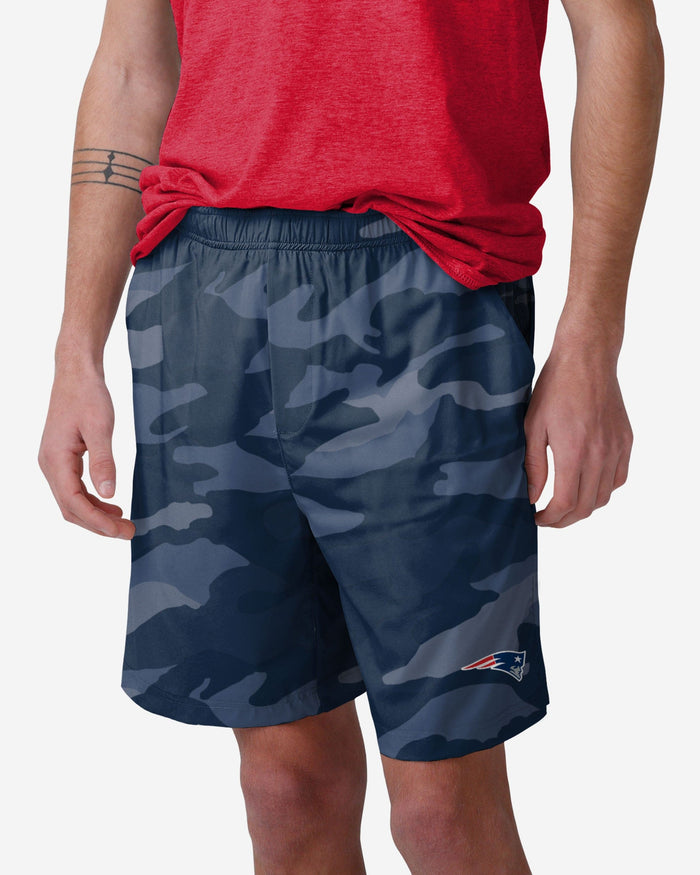 New England Patriots Tonal Camo Woven Shorts FOCO S - FOCO.com