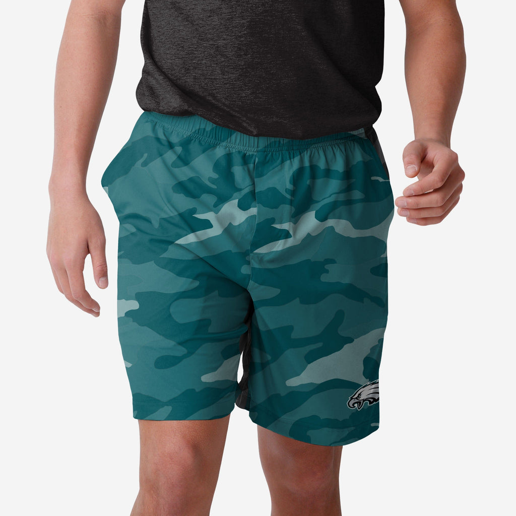 Philadelphia Eagles Tonal Camo Woven Shorts FOCO S - FOCO.com