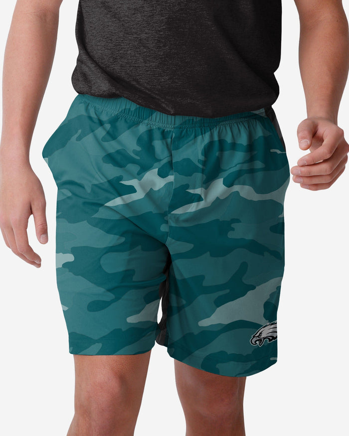 Philadelphia Eagles Tonal Camo Woven Shorts FOCO S - FOCO.com