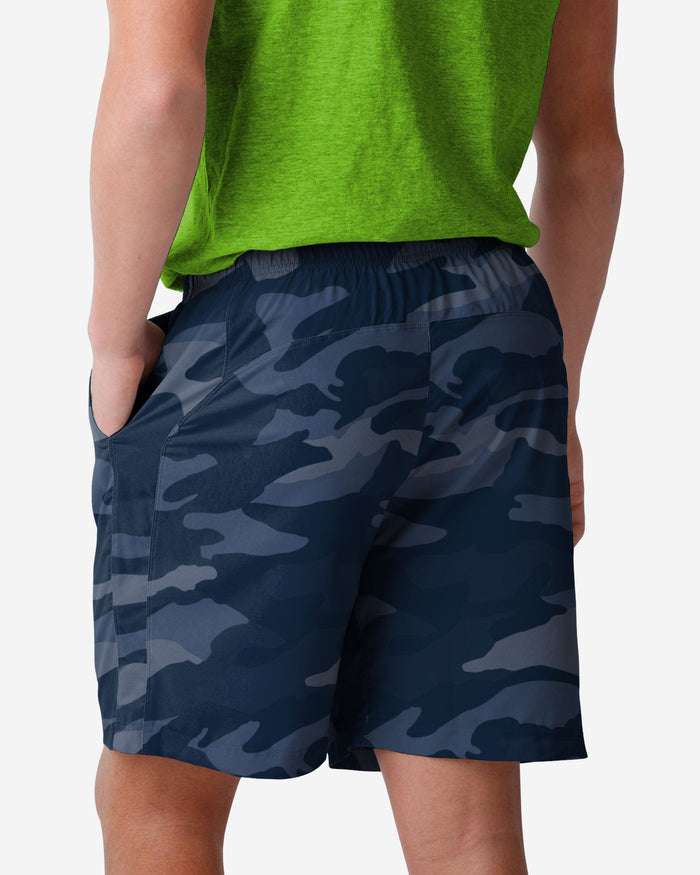 Seattle Seahawks Tonal Camo Woven Shorts FOCO - FOCO.com