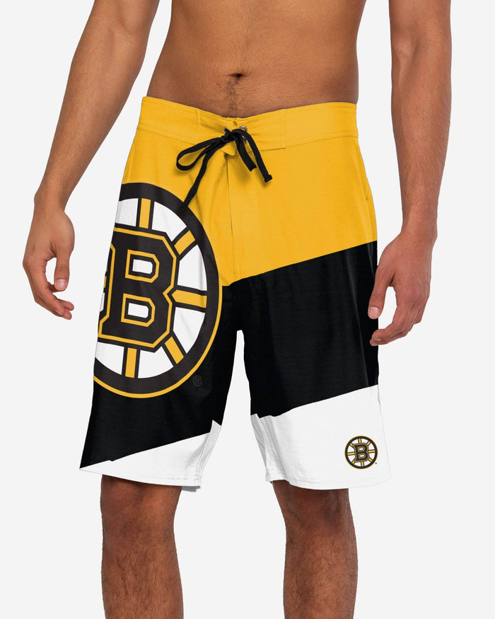 Boston Bruins Color Dive Boardshorts FOCO S - FOCO.com