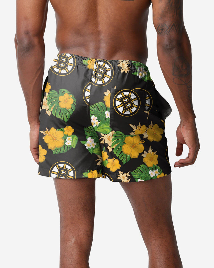 Boston Bruins Floral Swimming Trunks FOCO - FOCO.com