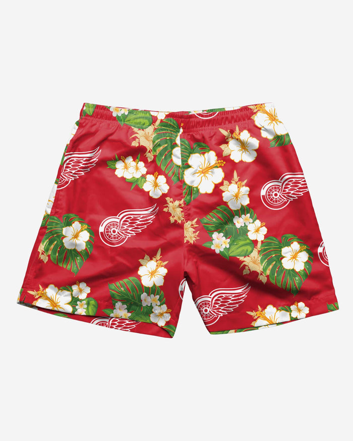 Detroit Red Wings Floral Swimming Trunks FOCO - FOCO.com