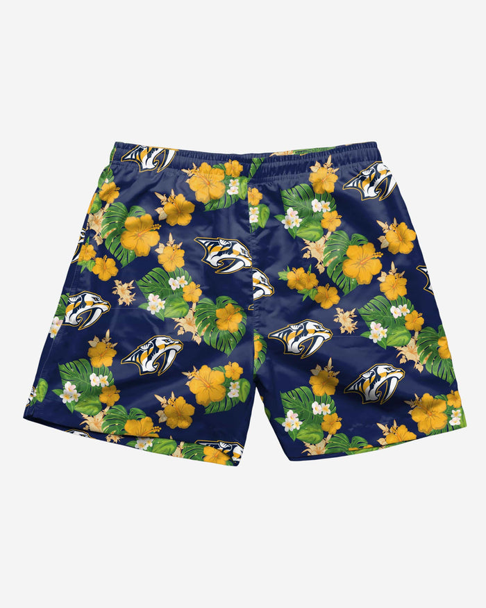 Nashville Predators Floral Swimming Trunks FOCO - FOCO.com