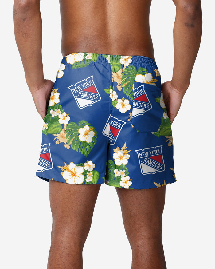 New York Rangers Floral Swimming Trunks FOCO - FOCO.com