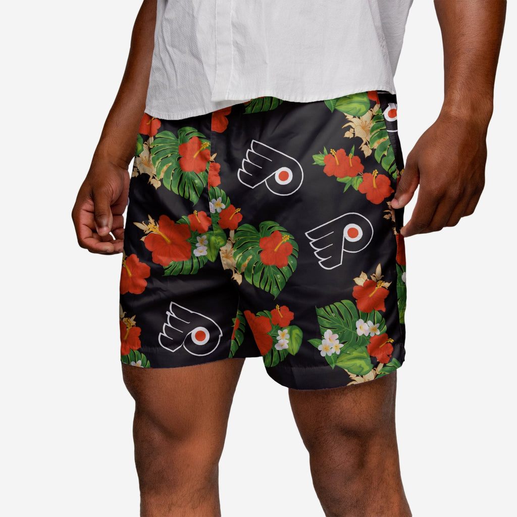 Philadelphia Flyers Floral Swimming Trunks FOCO S - FOCO.com