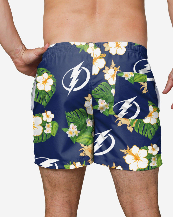 Tampa Bay Lightning Floral Swimming Trunks FOCO - FOCO.com