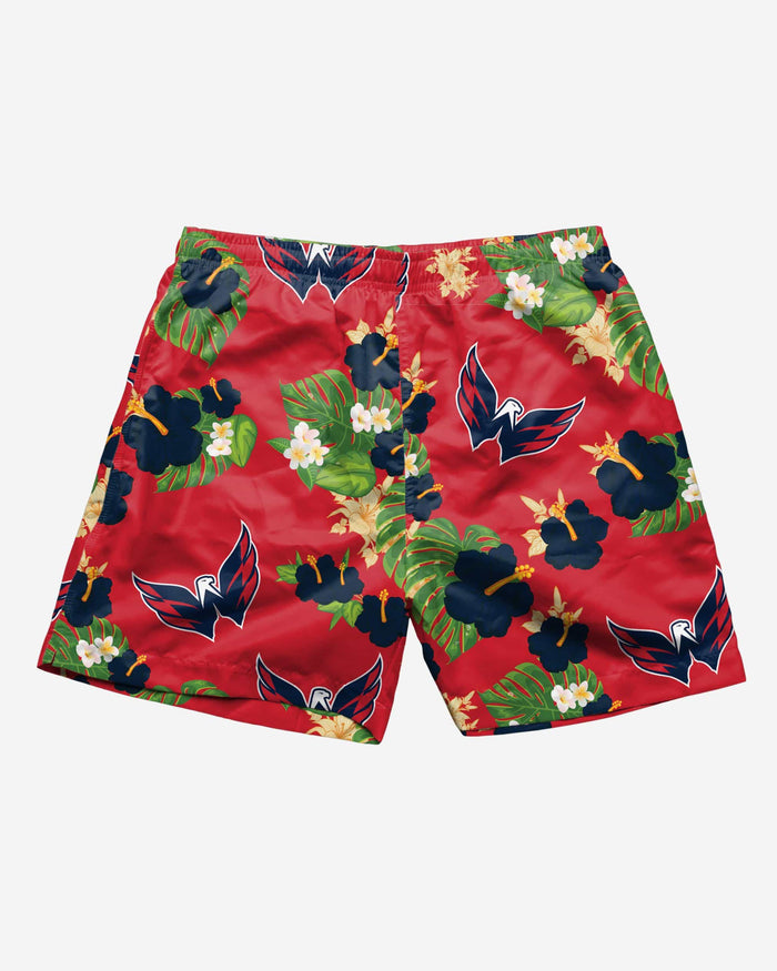 Washington Capitals Floral Swimming Trunks FOCO - FOCO.com