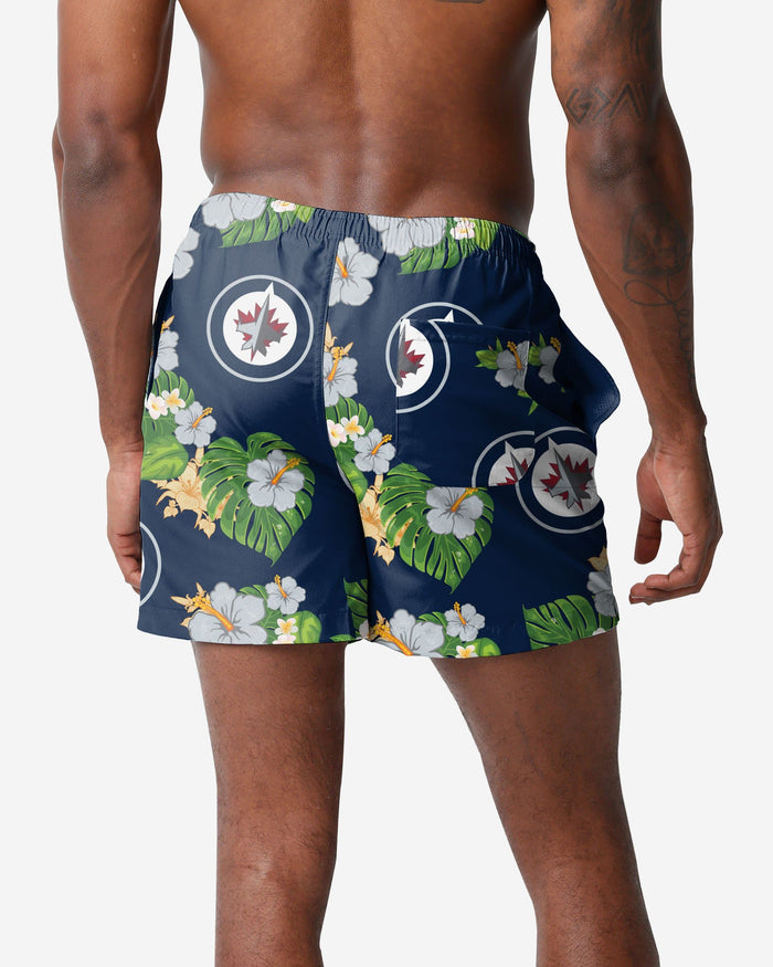 Winnipeg Jets Floral Swimming Trunks FOCO - FOCO.com