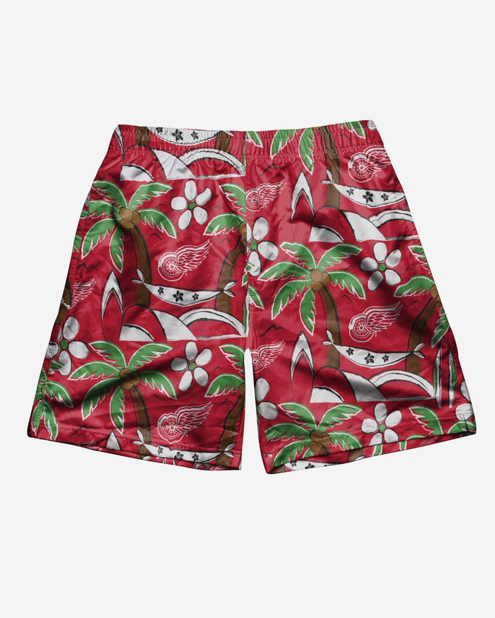 Detroit Red Wings Tropical Swimming Trunks FOCO - FOCO.com