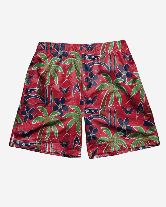 Washington Capitals Tropical Swimming Trunks FOCO - FOCO.com