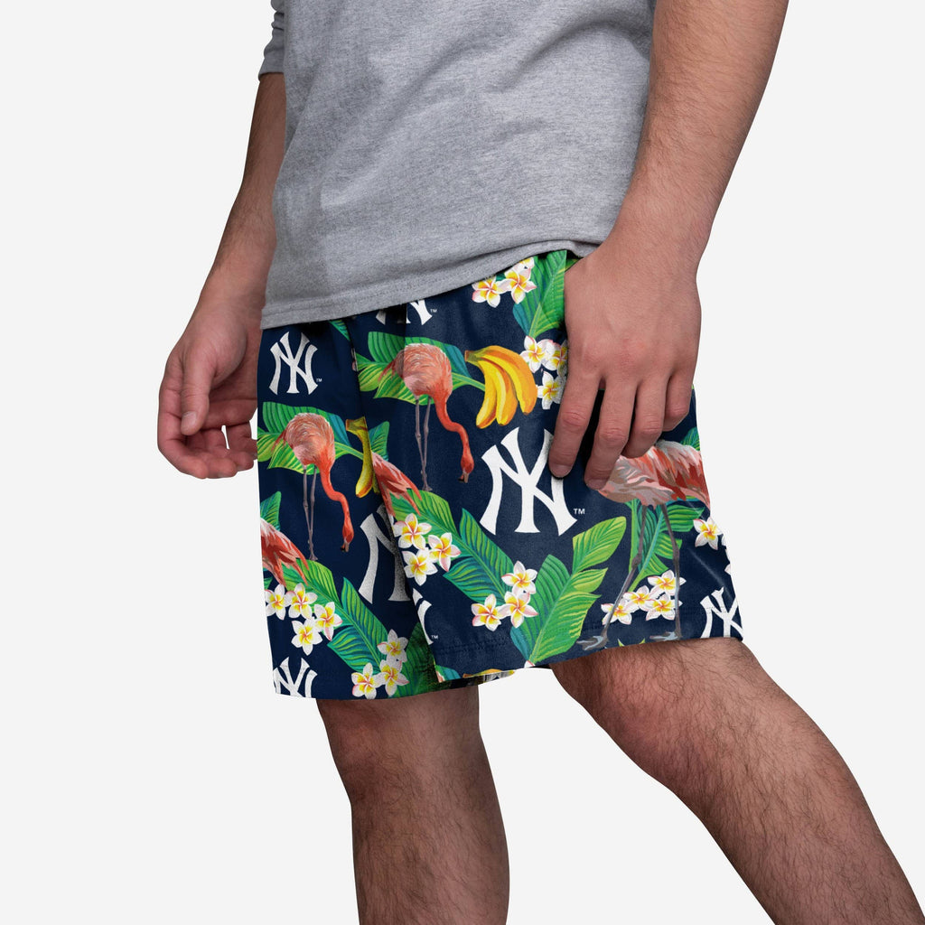 New York Yankees Floral Shorts FOCO S - FOCO.com