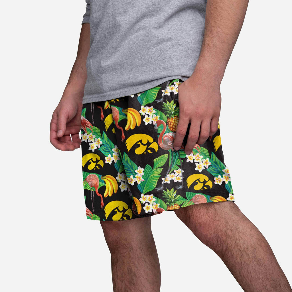 Iowa Hawkeyes Floral Shorts FOCO S - FOCO.com