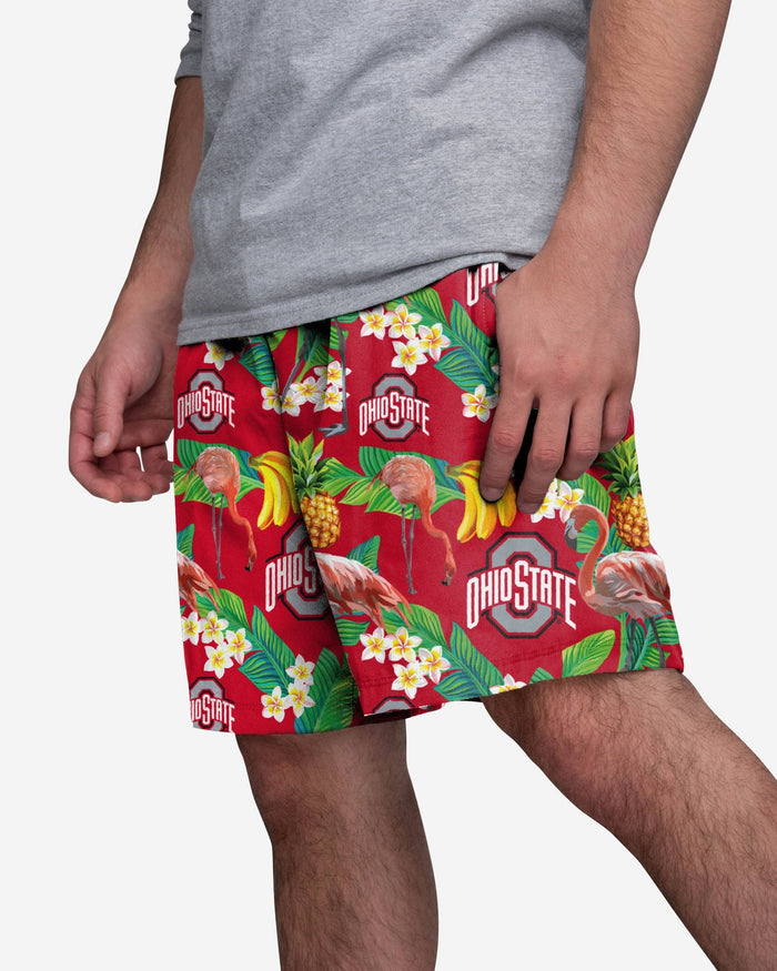 Ohio State Buckeyes Floral Shorts FOCO S - FOCO.com