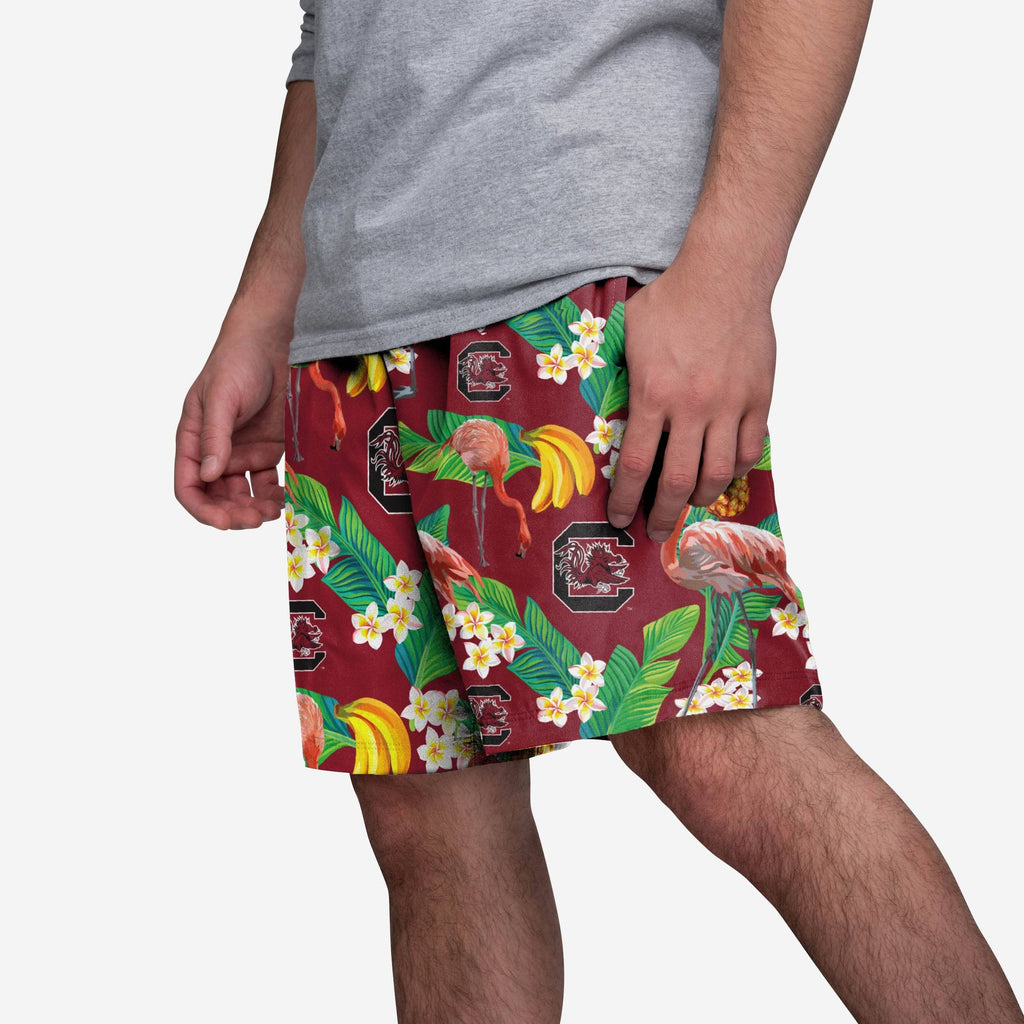 South Carolina Gamecocks Floral Shorts FOCO S - FOCO.com