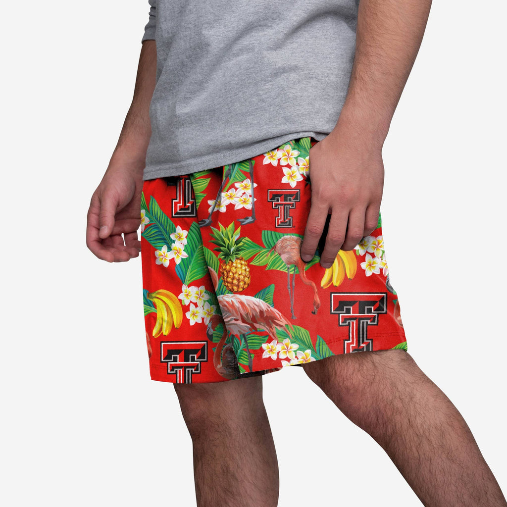 Texas Tech Red Raiders Floral Shorts FOCO S - FOCO.com