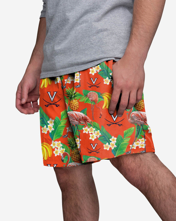 Virginia Cavaliers Floral Shorts FOCO S - FOCO.com