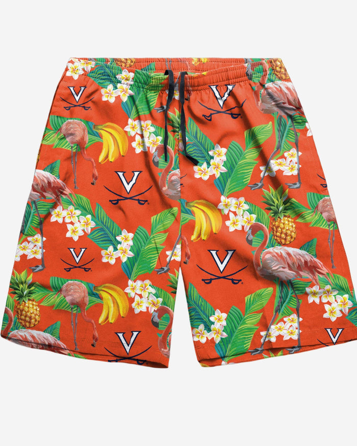 Virginia Cavaliers Floral Shorts FOCO - FOCO.com