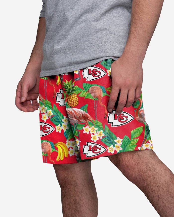 Kansas City Chiefs Floral Shorts FOCO S - FOCO.com