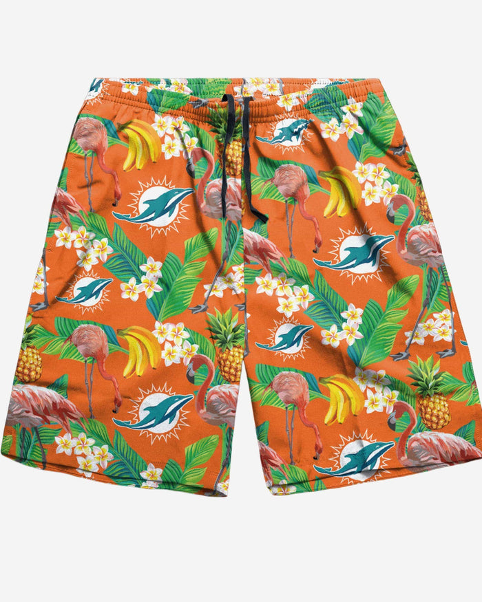 Miami Dolphins Floral Shorts FOCO - FOCO.com