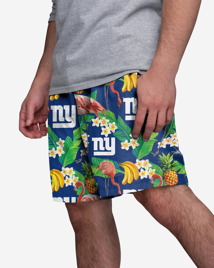 New York Giants Floral Shorts FOCO S - FOCO.com