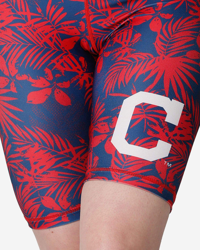 Cleveland Guardians Womens Floral Bike Shorts FOCO - FOCO.com