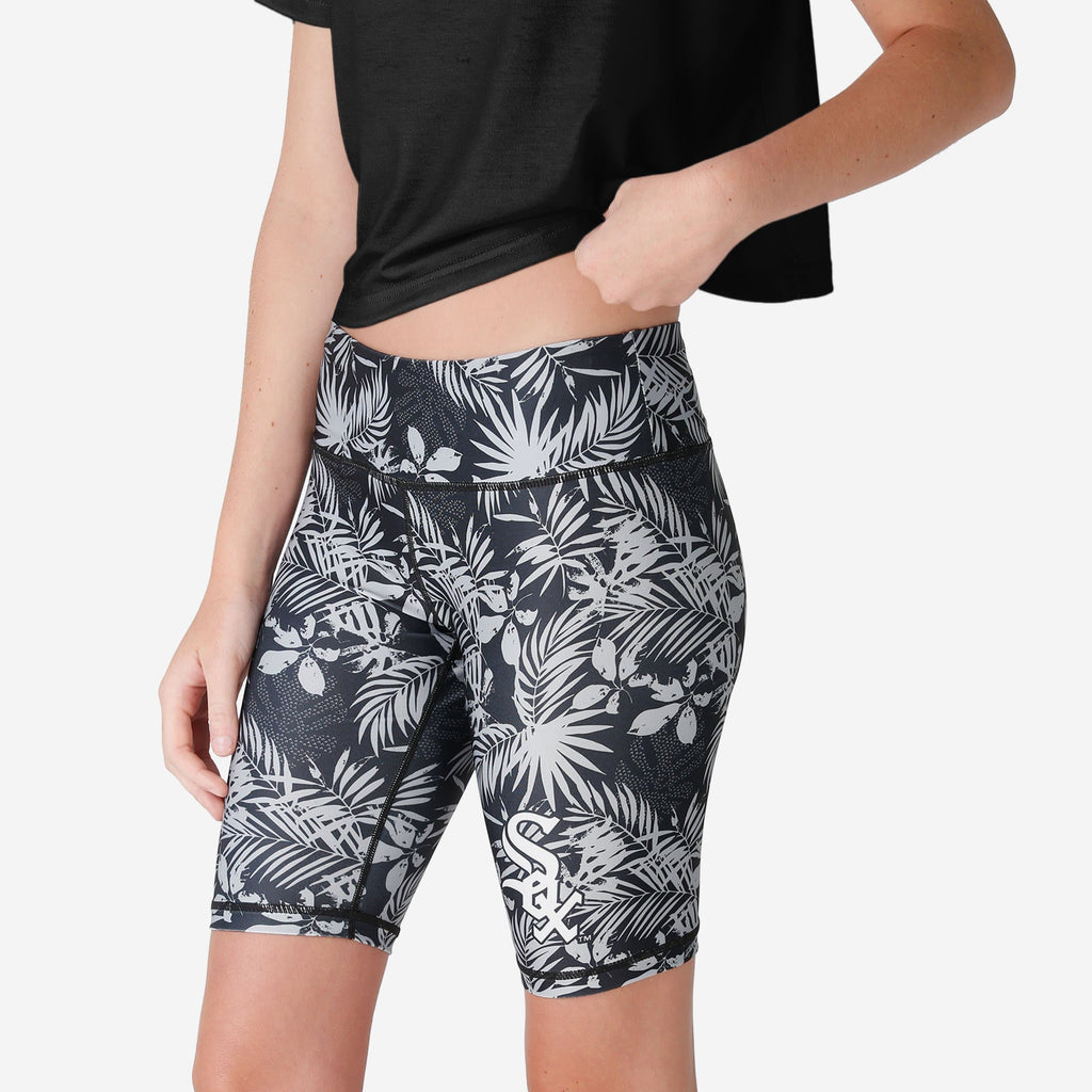 Chicago White Sox Womens Floral Bike Shorts FOCO S - FOCO.com