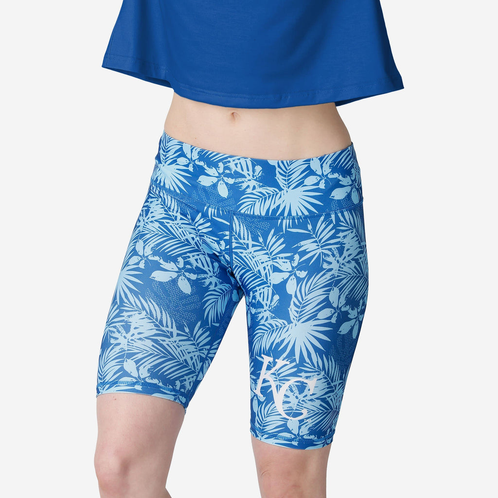 Kansas City Royals Womens Floral Bike Shorts FOCO S - FOCO.com