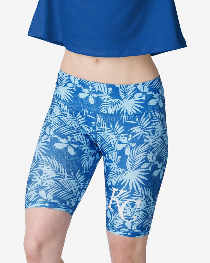 Kansas City Royals Womens Floral Bike Shorts FOCO S - FOCO.com