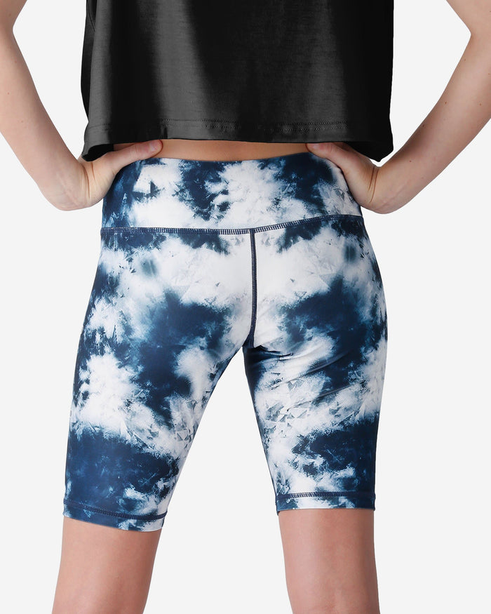 New York Yankees Womens Team Color Tie-Dye Bike Shorts FOCO - FOCO.com