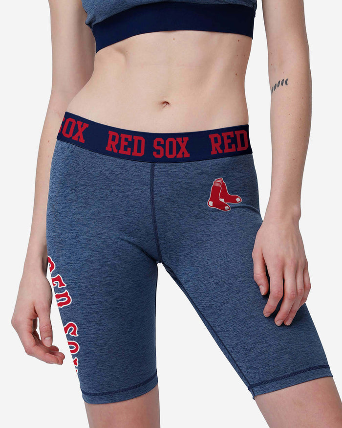 Boston Red Sox Womens Team Color Static Bike Shorts FOCO S - FOCO.com