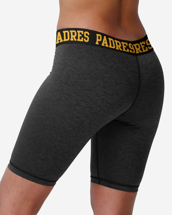 San Diego Padres Womens Team Color Static Bike Shorts FOCO - FOCO.com