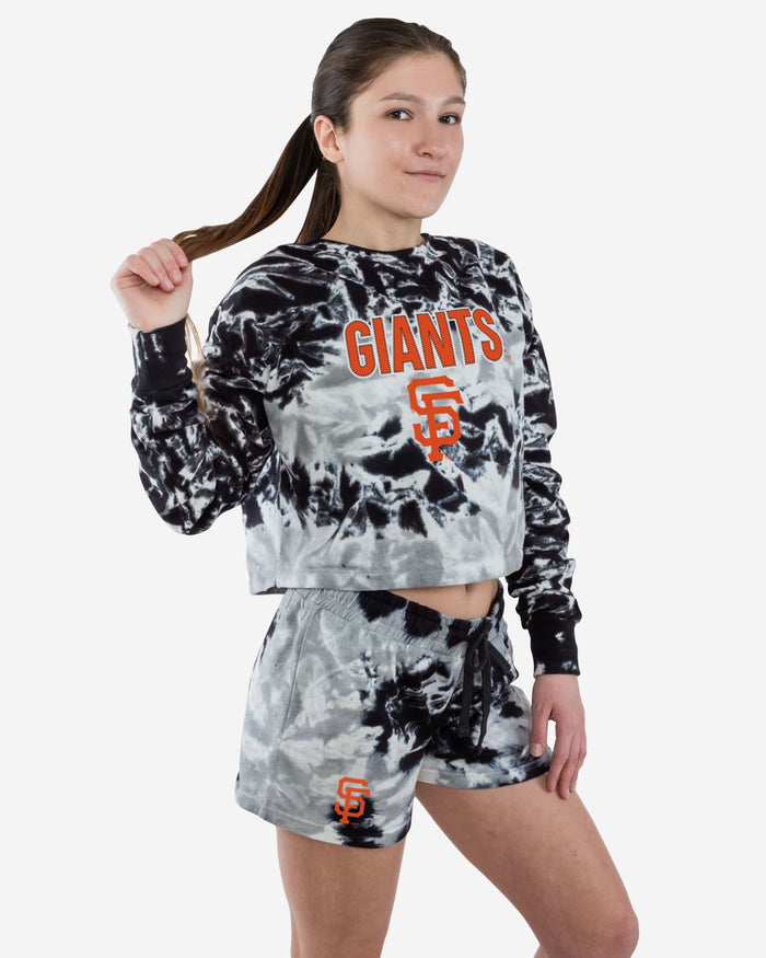 San Francisco Giants Womens Tie-Dye Rush Lounge Shorts FOCO - FOCO.com