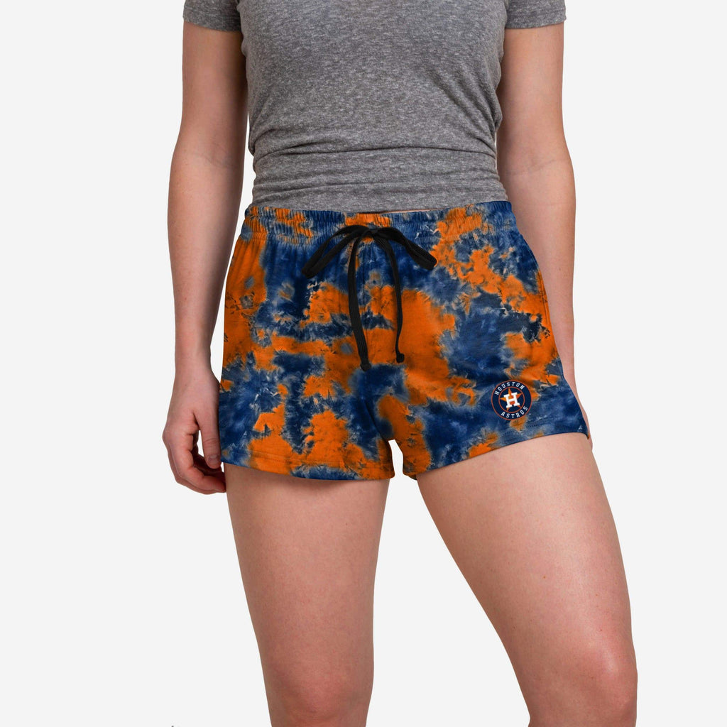 Houston Astros Womens To Tie-Dye For Lounge Shorts FOCO S - FOCO.com