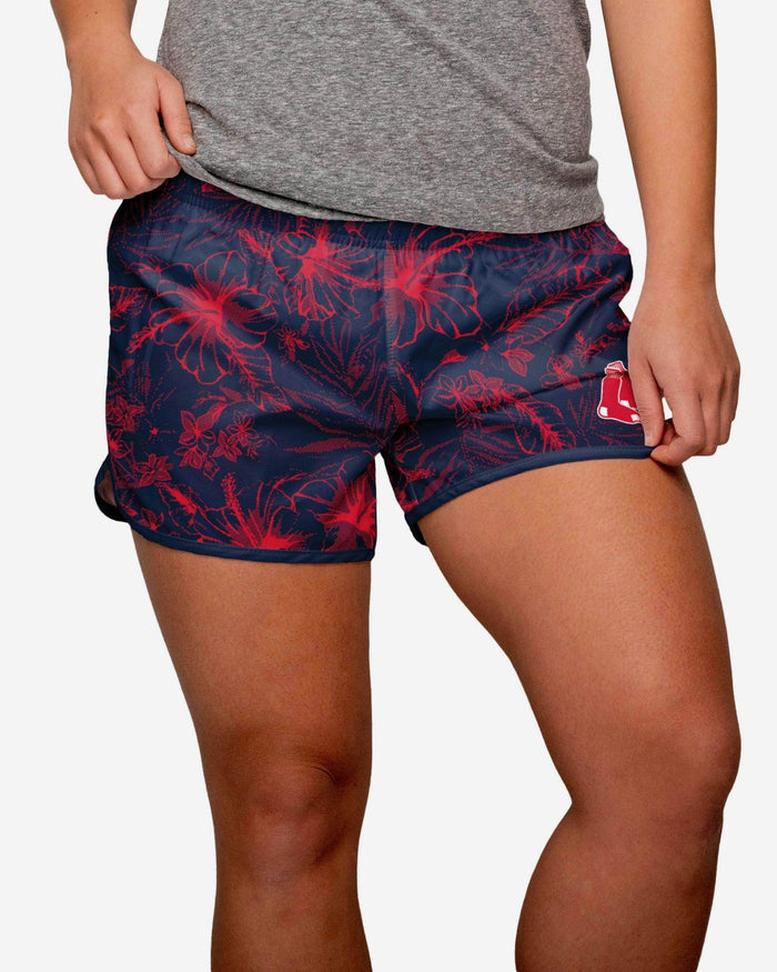 Boston Red Sox Womens Island Vibes Shorts FOCO S - FOCO.com