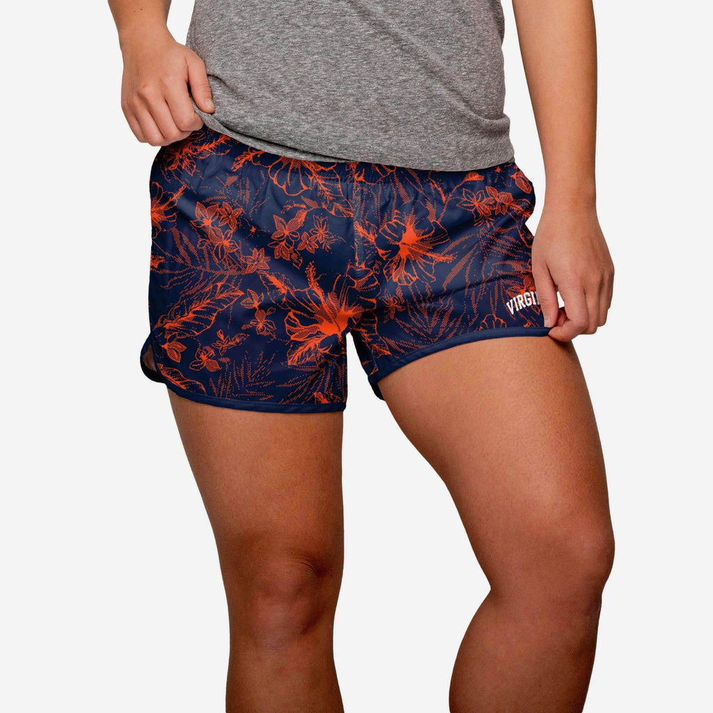 Virginia Cavaliers Womens Island Vibes Shorts FOCO S - FOCO.com