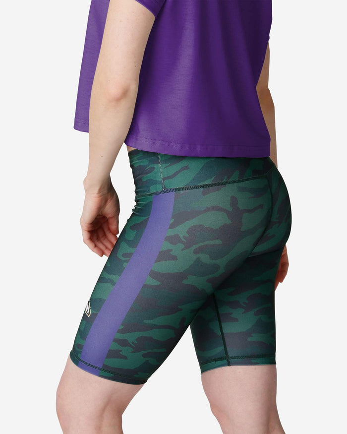 Baltimore Ravens Womens Camo Bike Shorts FOCO - FOCO.com