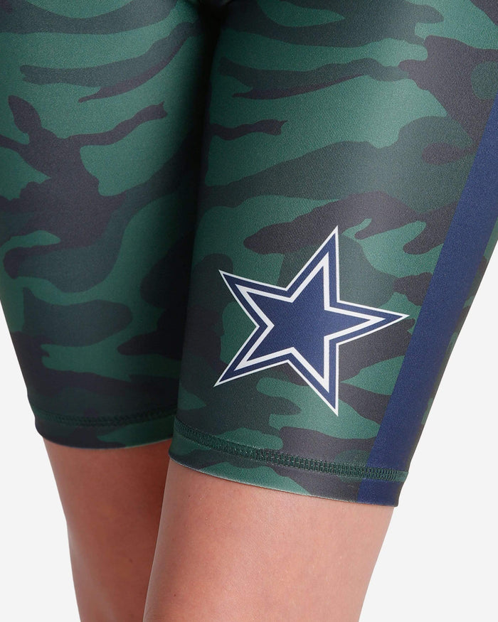 Dallas Cowboys Womens Camo Bike Shorts FOCO - FOCO.com