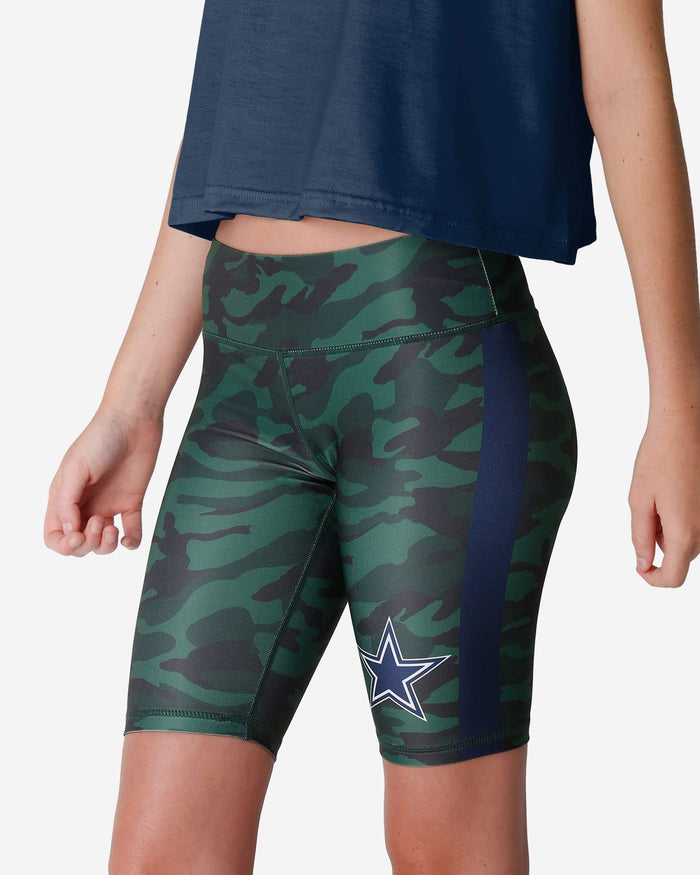 Dallas Cowboys Womens Camo Bike Shorts FOCO S - FOCO.com