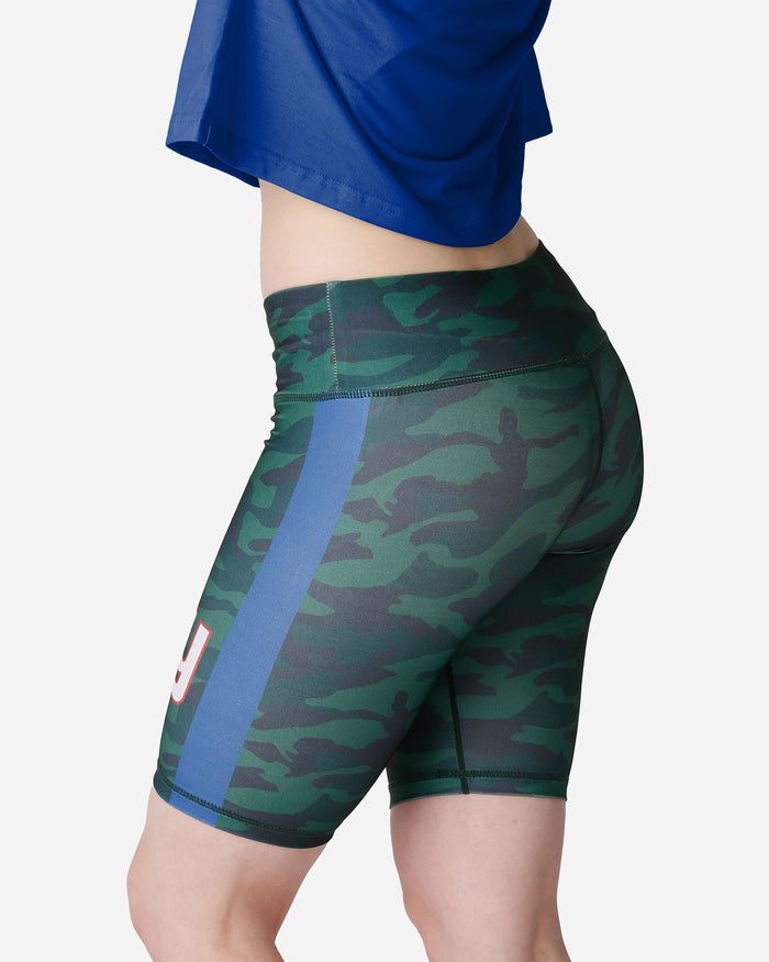 New York Giants Womens Camo Bike Shorts FOCO - FOCO.com