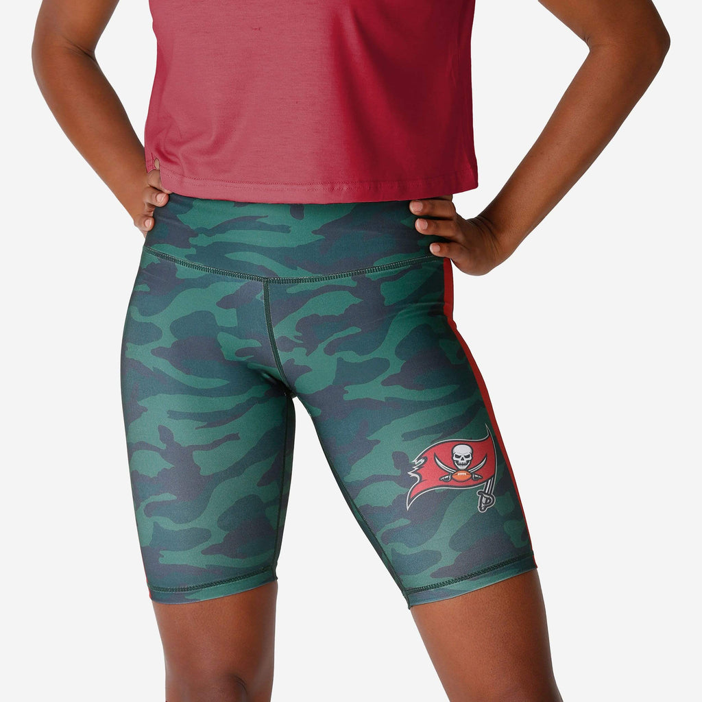 Tampa Bay Buccaneers Womens Camo Bike Shorts FOCO S - FOCO.com